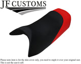 BLACK & BRIGHT RED VINYL CUSTOM FOR YAMAHA XL700 XL1200 98-04 FRONT SEAT COVER