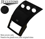 YELLOW STITCH SUEDE DASH CONSOLE RADIO SURROUND COVER FOR NISSAN 350Z 33Z 03-09