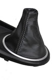FITS HYUNDAI COUPE 02-2006 GEAR GAITER  LEATHER L GREY ST CUSTOM NEW MADE IN UK