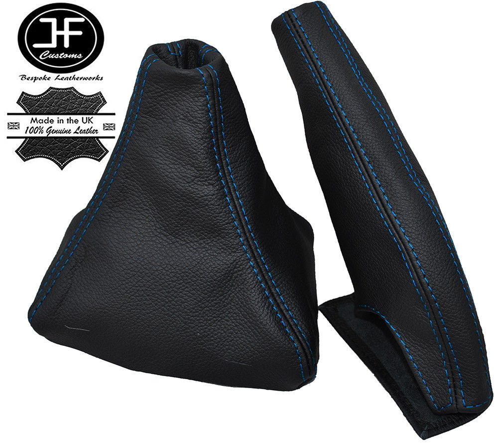 BLUE STITCH LEATHER GEAR & HANDBRAKE GAITER FOR MITSUBISHI 3000GT GTO 91-00