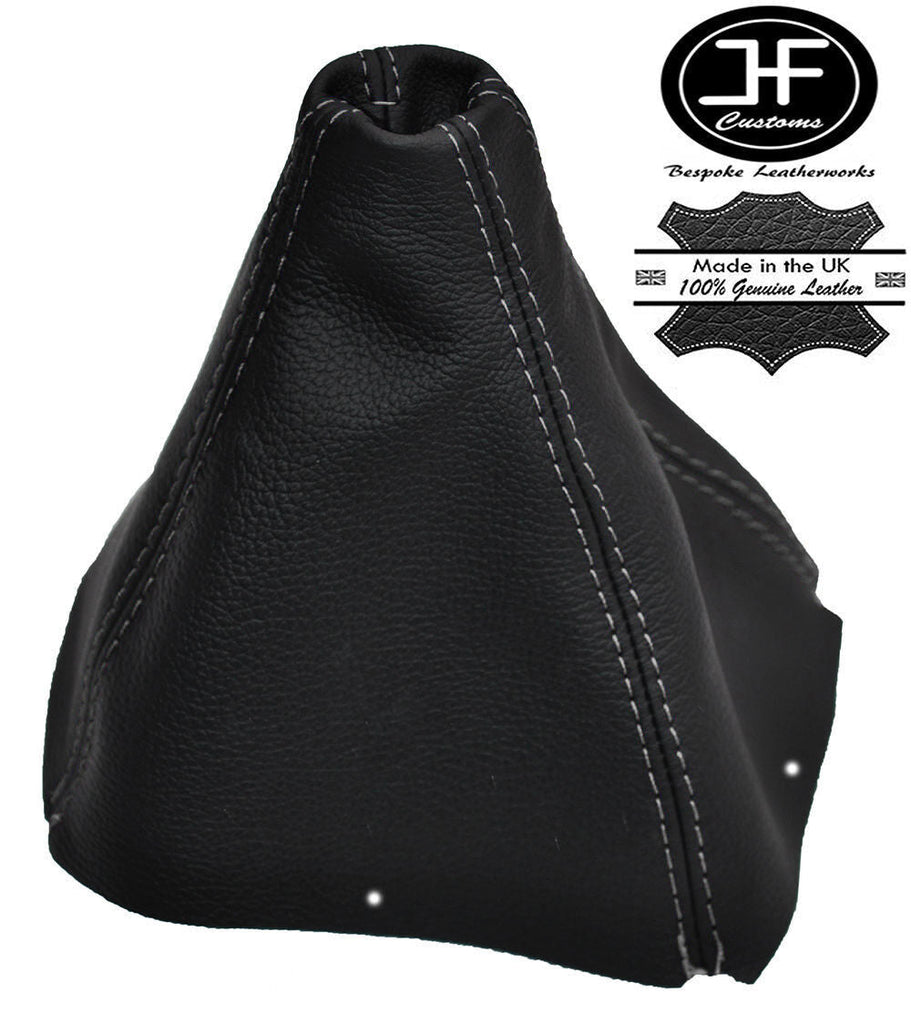 GREY STITCH GENUINE LEATHER GEAR STICK GAITER FITS HYUNDAI TERRACAN 2001-2009