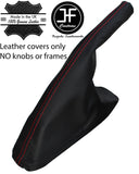 RED STITCH REAL LEATHER HANDBRAKE GAITER FITS SEAT IBIZA CORDOBA 6K 1993-1999