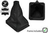 BLACK STITCHING LEATHER MANUAL GEAR GAITER +PLASTIC FRAME FOR FORD GRANADA MK1