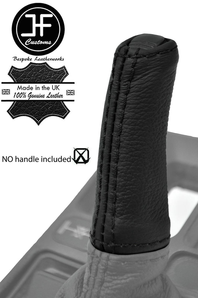 BLACK STITCH RETARDER LEVER SWITCH HANDLE LEATHER COVER FOR SCANIA 4 SERIES