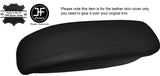 BLACK STITCHING ARMREST LID LEATHER COVER FITS CITROEN C3 DS3 2010-2015