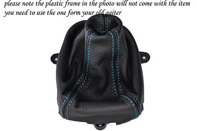 BLUE STITCH FITS  HONDA ACCORD 2009-2013 LEATHER MANUAL GEAR GAITER CUSTOM NEW