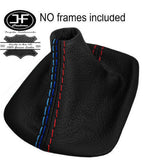 RED & TRI STITCH REAL LEATHER GEAR GAITER FITS BMW 5 SERIES E39 95-02 CUSTOM NEW