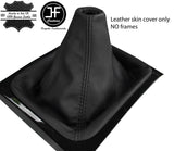 BLACK STITCHING TOP GRAIN LEATHER MANUAL GEAR GAITER FITS MITSUBISHI L200 15-18
