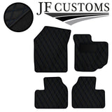 D BLUE DIAMOND STITCH VINYL 4XTAILORED FLOOR CARPET FOR SUZUKI SWIFT 05-10 JF1