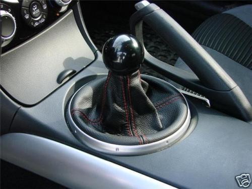 FITS MAZDA RX8 NEW LEATHER GEAR GAITER GAITOR SHIFT BOOT RED MADE IN UK