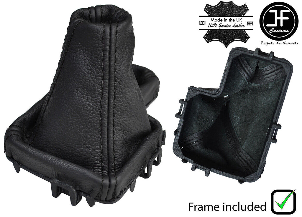 BLACK STITCH AUTOMATIC LEATHER GEAR +PLASTIC FRAME FOR MONDEO MK4 IV 07-13