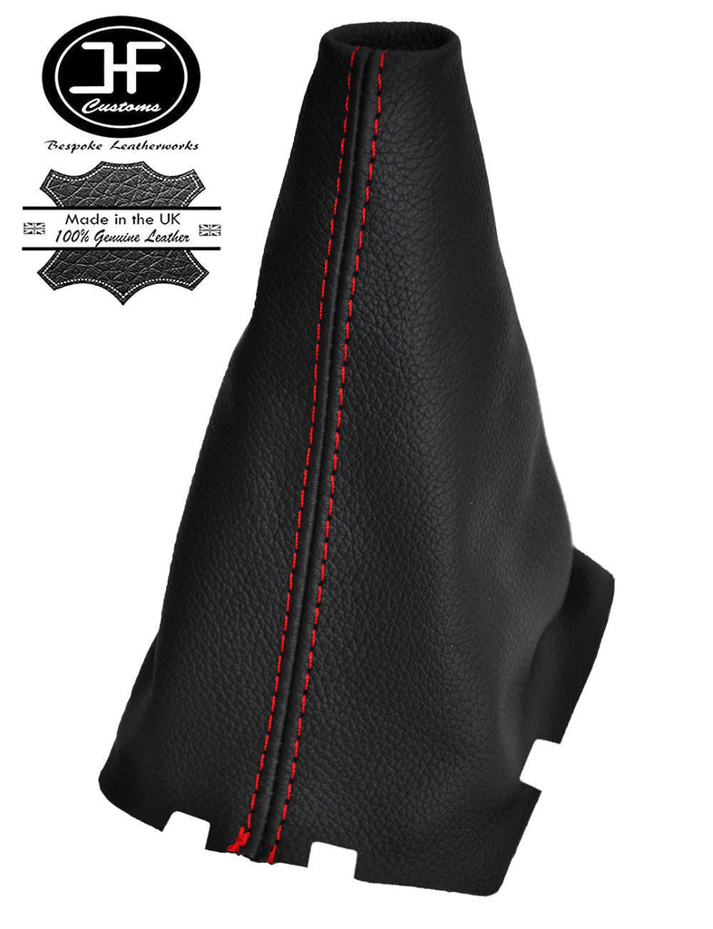 RED STITCH LEATHER GEAR GAITER FOR TOYOTA COROLLA E12 LEVIN ZZE122R 2001-2007