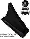 BLACK STITCH TOP GRAIN LEATHER HANDBRAKE GAITER OVER RUBBER FOR FIAT X1/9 X19