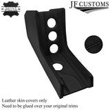 BLACK STITCH CENTRE CONSOLE TRIM LEATHER COVERS FITS PORSCHE 914 1969-1976