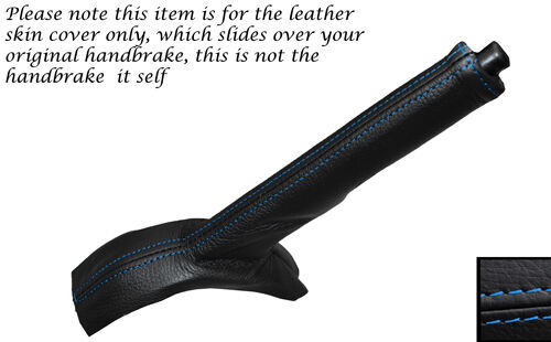 BLUE STITCHING LEATHER HANDBRAKE GAITER FITS NISSAN PATROL Y61 1998-2013