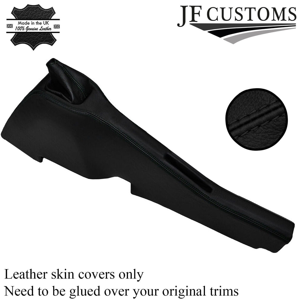 BLACK STICH CONSOLE TUNNEL & GAITER SKIN COVER FITS VAUXHALL OPEL VX220 STYLE 2