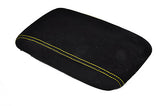 yellow stitch FITS MITSUBISHI EVO 7 8 9 SUEDE ARMREST COVER CUSTOM NEW