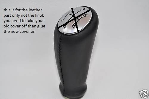 FITS RENAULT LAGUNA BLACK GEAR KNOB COVER ONLY PETROL NEW CUSTOM NEW MADE IN UK