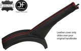 RED STITCHING REAL LEATHER HANDBRAKE GAITER FITS SEAT IBIZA FR 2012-2016