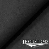 RED STITCH TARTAN D GREY SUEDE HEADLINER COVER FITS VW T6 MULTIVAN 16-19