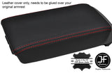 RED STITCH REAL LEATHER ARMREST COVER FITS HONDA ACCORD 2003-2007 CUSTOM NEW