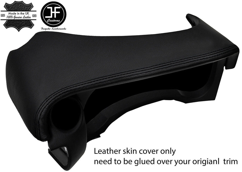 BLACK STITCH SPEEDO CLUSTER HOOD LEATHER COVER FOR LEXUS RC 200 300 350 14-18