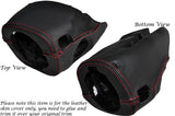 RED STITCH STEERING WHEEL SHROUD SKIN COVER FITS NISSAN SKYLINE R34 98-02