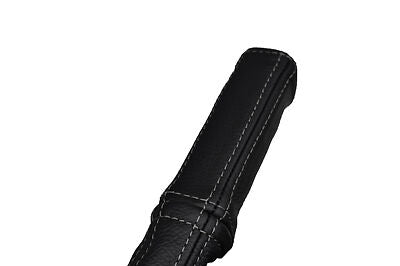 grey stitch FITS TOYOTA LAND CRUISER 80 HANDBRAKE HANDLE LEATHER COVER ONLY