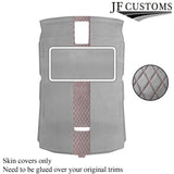 DSG2 RED ST. L GREY SUEDE SUNROOF HEADLINER COVER FOR AUDI A4 B7 04-09 SALOON