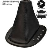 BLACK & BLACK REAL LEATHER AUTO AUTOMATIC GEAR GAITER FOR  ALFA ROMEO MITO 08-16