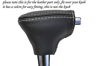 white stitching FITS VW GOLF MK4 4 IV BORA AUTO AUTOMATIC 98-05 KNOB COVER