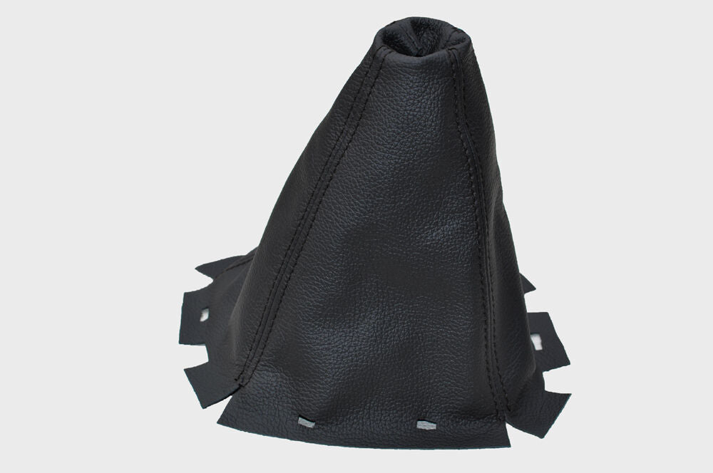 BLACK DOUBLE STITCH FITS NISSAN NAVARA D40 2006-2012 GEAR GAITER CUSTOM NEW
