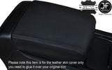 BLACK STITCHING ARMREST LID LEATHER COVER FITS PORSCHE CAYENNE 955 2002-2010
