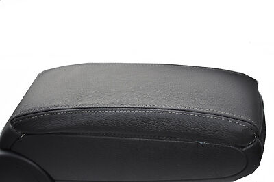 FITS AUDI A6 4B C5 97-04 ARMREST COVER grey stitch THE LEATHER PART ONLY