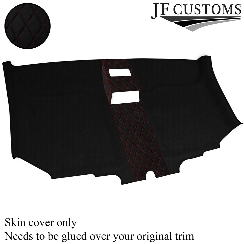 DSG2 D RED STITCH FRONT HEADLINER LUXE SUEDE COVER FITS VW T5 TRANSPORTER VAN