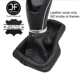 BLACK STITCHING LEATHER AUTO AUTOMATIC GEAR GAITER FITS HYUNDAI I40 2012-2017