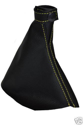 FITS RENAULT LAGUNA MK2 AUTOMATIC GEAR GAITER YELLOW STTICH CUSTOM NEW