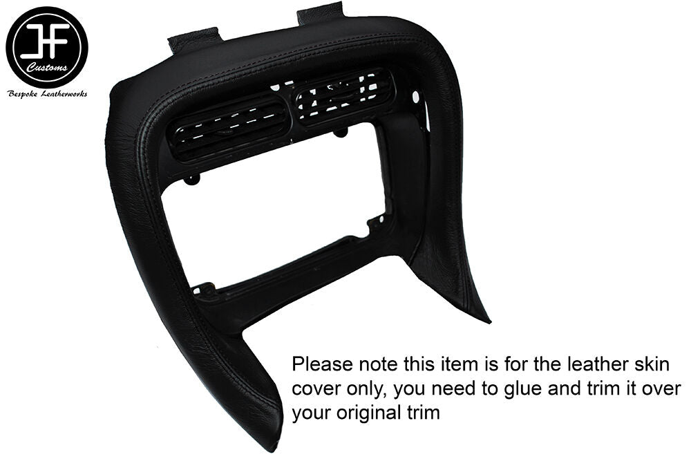 BLACK STITCH CENTRE DASH TRIM LEATHER SKIN COVER FITS ASTON MARTIN DB7 94-03