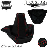 RED STITCH GEAR GAITER + PLASTIC FRAME FITS FIAT DOBLO  2000-2010 CUSTOM NEW