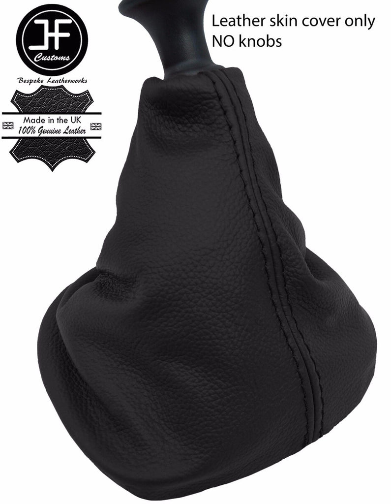 BLACK TOP GRAIN REAL LEATHER MANUAL GEAR GAITER FITS RENAULT TRAFIC 2001-2014