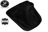 BLACK STITCHING FITS CITROEN C4 GRAND PICASSO 2006+ REAL LEATHER GEAR GAITER