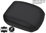 BLACK STITCHING REAL LEATHER ARMREST COVER FITS CHEVROLET CRUZE 2011-2015