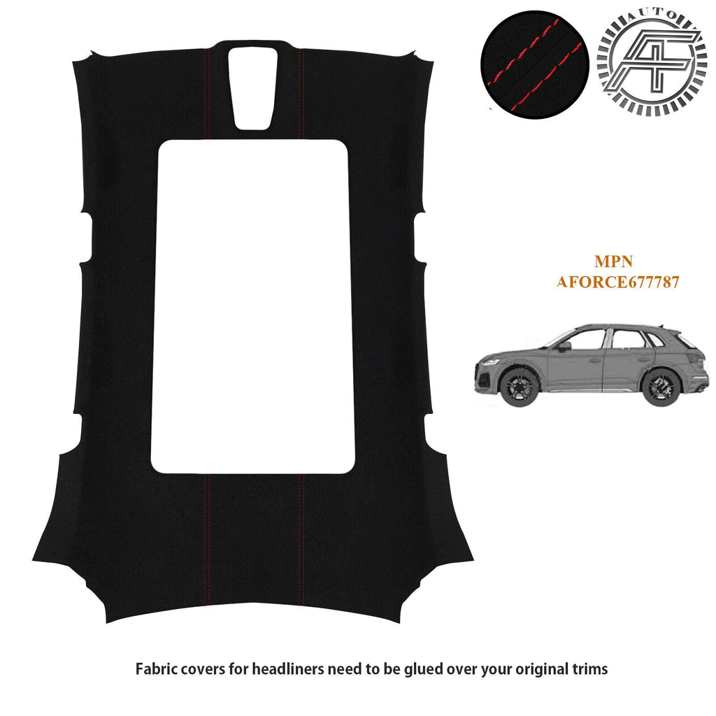 LUXE SUEDE HEADLINER WITH SUNROOF FITS AUDI Q5 8R 2008-2015 MADE IN UK