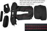 RED STITCH CENTRE CONSOLE & TUNNEL ODDMENT SKIN COVERS FITS LOTUS EUROPA TC