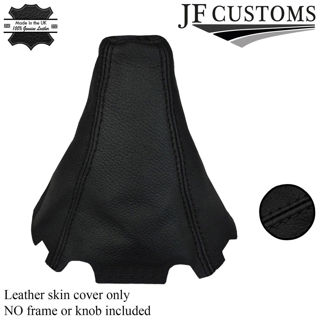 BLACK STITCH FITS MAZDA 5 2005-2010 GENUINE LEATHER GEAR STICK GAITER GAITOR