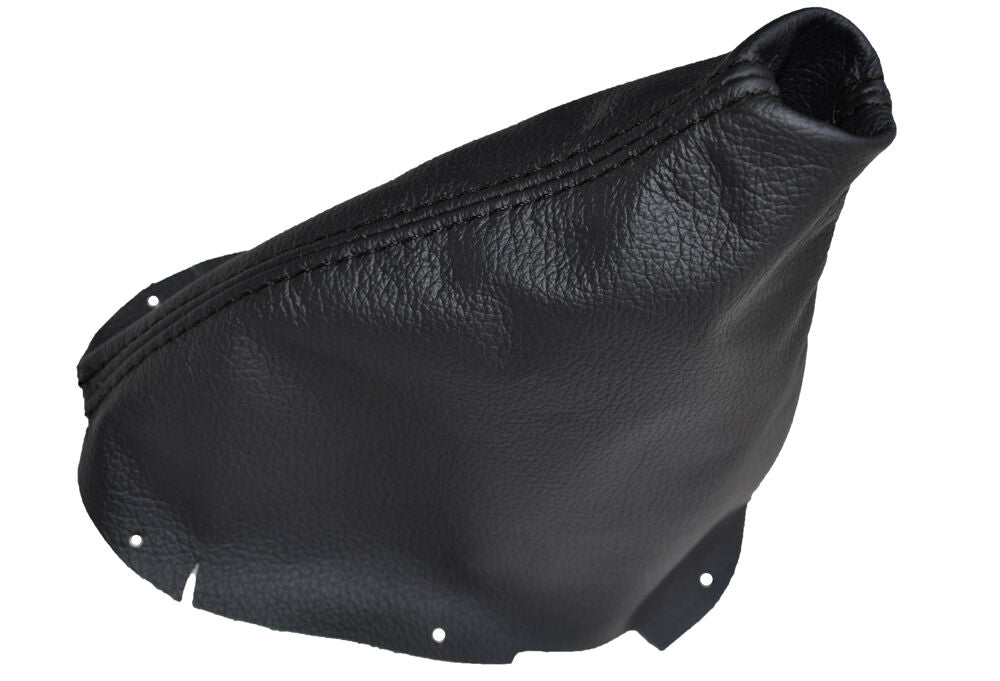 BLACK STITCH FITS NISSAN 200SX SILVIA S14 1995-1998 GEAR GAITER LEATHER