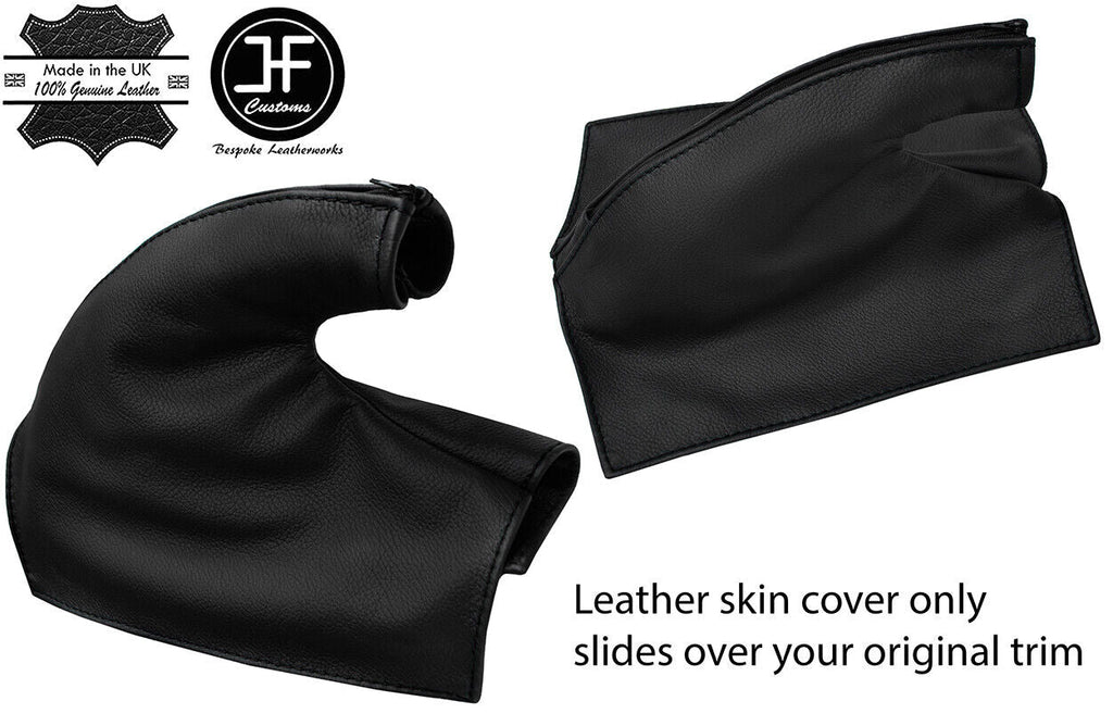 BLACK STITCH REAL LEATHER HANDBRAKE GAITER FOR WOLSELEY 10 1930s CLASSIC