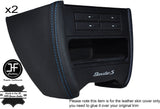 BLUE STITCH DASH CONSOLE SIDE TRIM LEATHER COVER FOR PORSCHE 986 & CARRERA 996