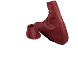 FITS BMW E46 SMG GEAR HANDBRAKE GAITERS TANINRED LEATHER CUSTOM NEW MADE IN UK