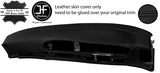 BLACK STITCH OVAL DASHBOARD LEATHER COVER FOR PORSCHE 944 968 86-95 STYLE 2